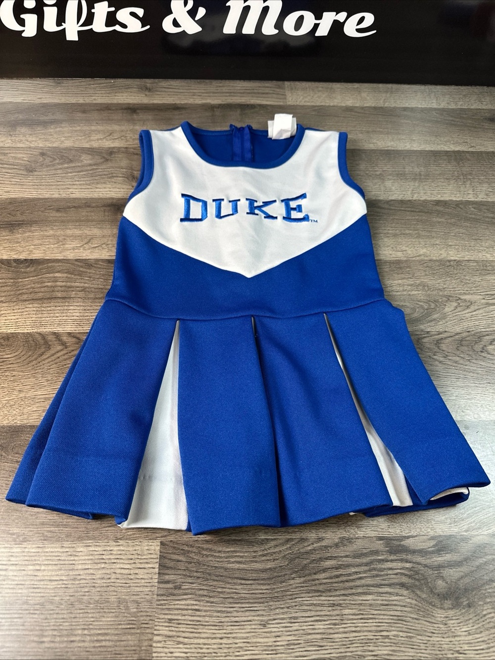 Little King Girls College Duke Dress in Royal Blue & White
